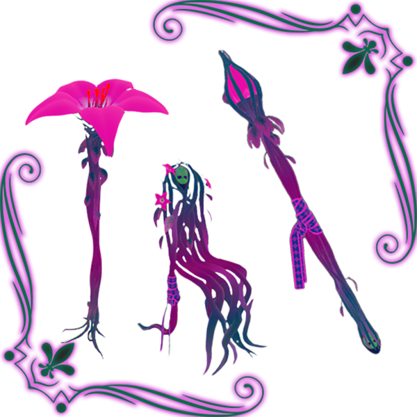 Dryad Dance staff/pole/chair prefab