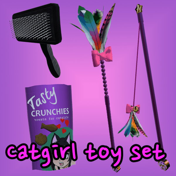 Catgirl toy set (VRCFury)