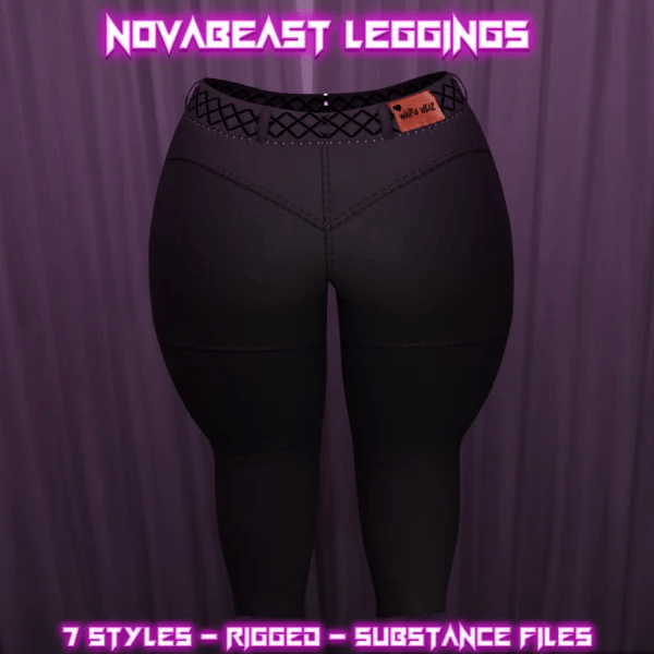 Novabeast Leggings ( 7 Styles - Rigged - Substance Files )