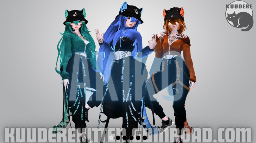 AKIKO, RGB Tiger Girl Avatar [PC ONLY][SPS][3.0][VRCHAT AVATAR]