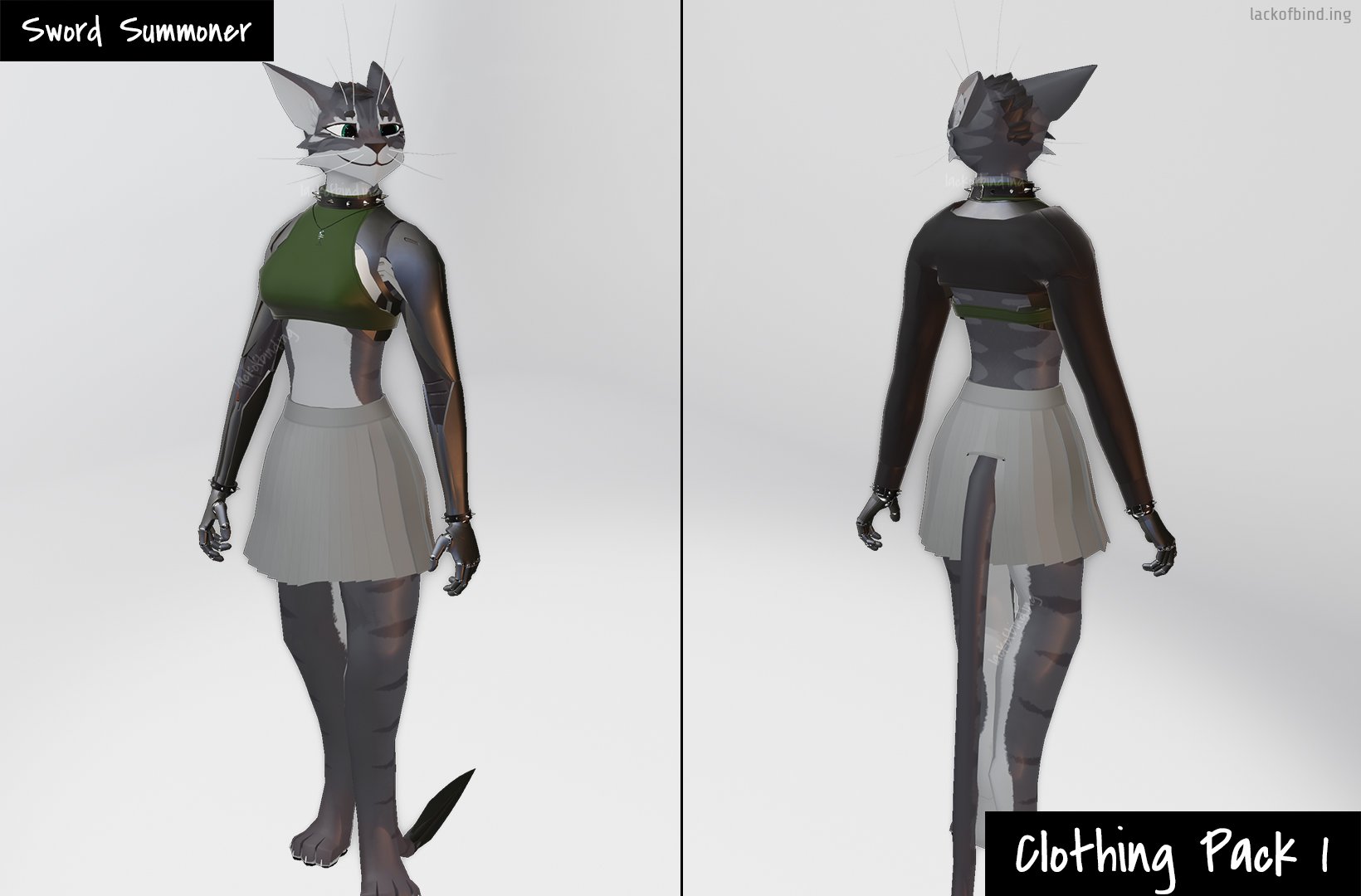Sword Summoner Clothing Pack 1