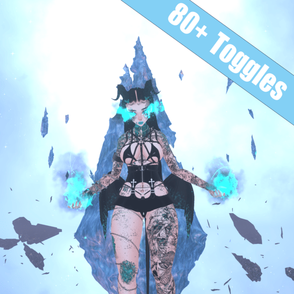 Miranda The Succubus (DPS, PC) - [Phys Bones] 80+ Toggles VRChat Avatar
