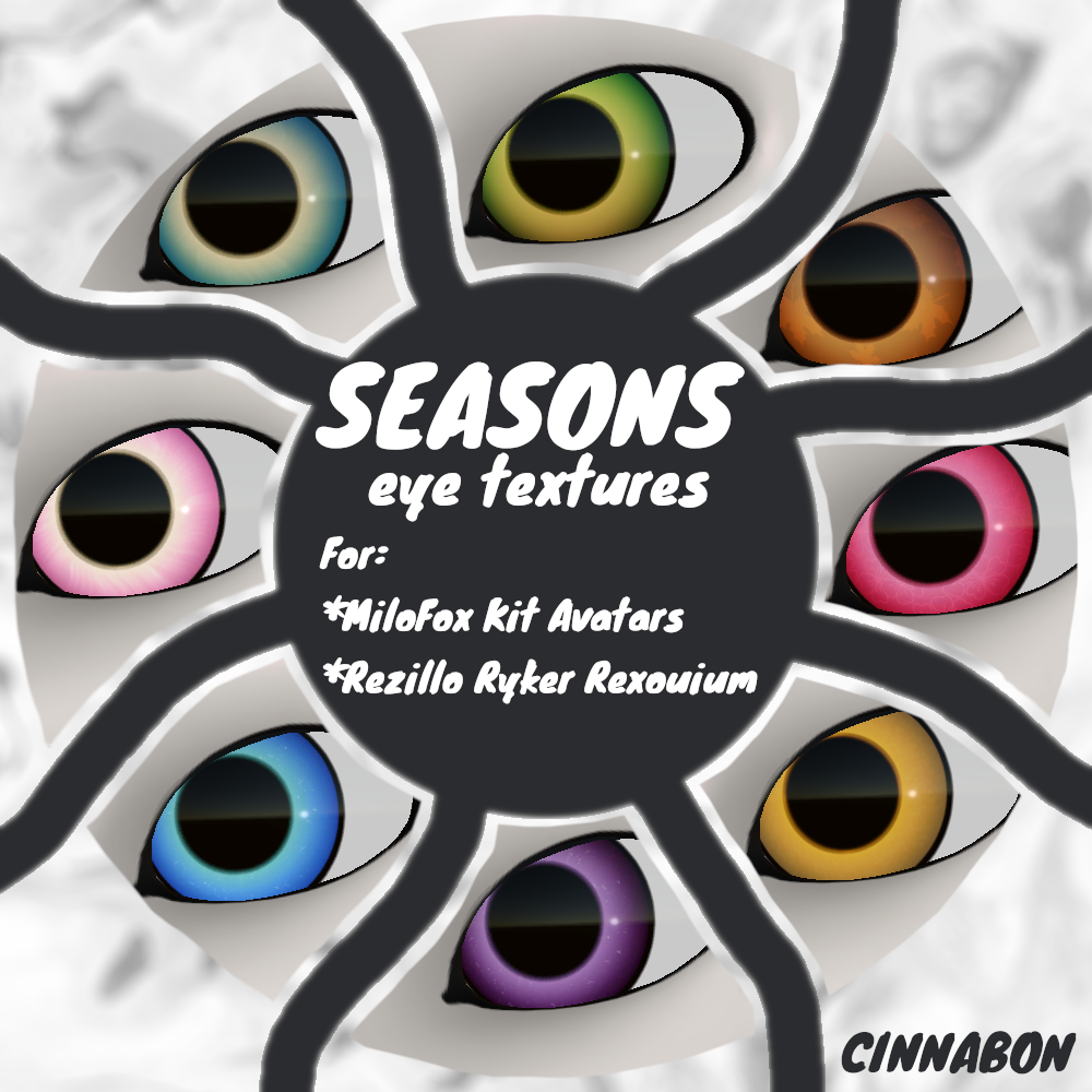 "Seasons" Eye Textures || Rex and Kit Avatars ||