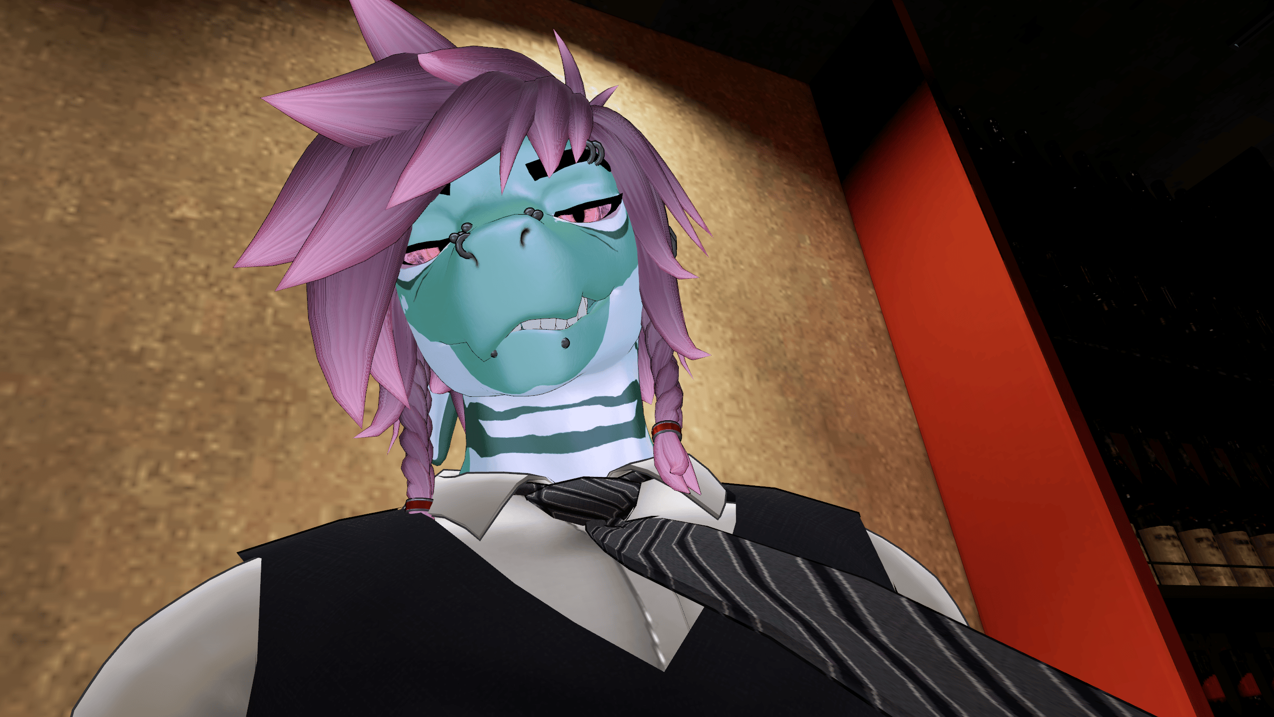 Two piece suit for Shawn the shark