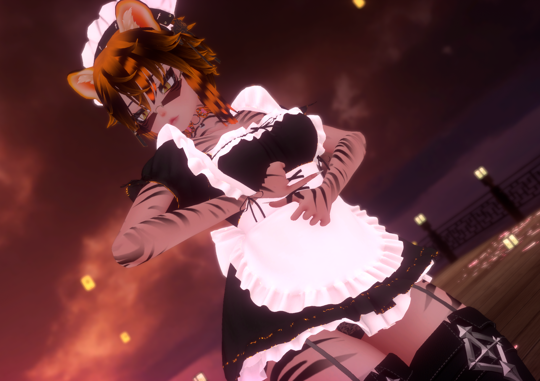 Mio Winston- VRChat 3.0 Avatar (PC) The Tiger Maid!