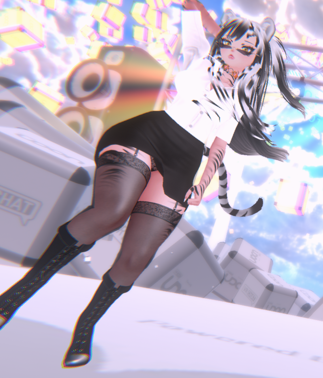 Mio Winston- VRChat 3.0 Avatar (PC) The Tiger Maid!