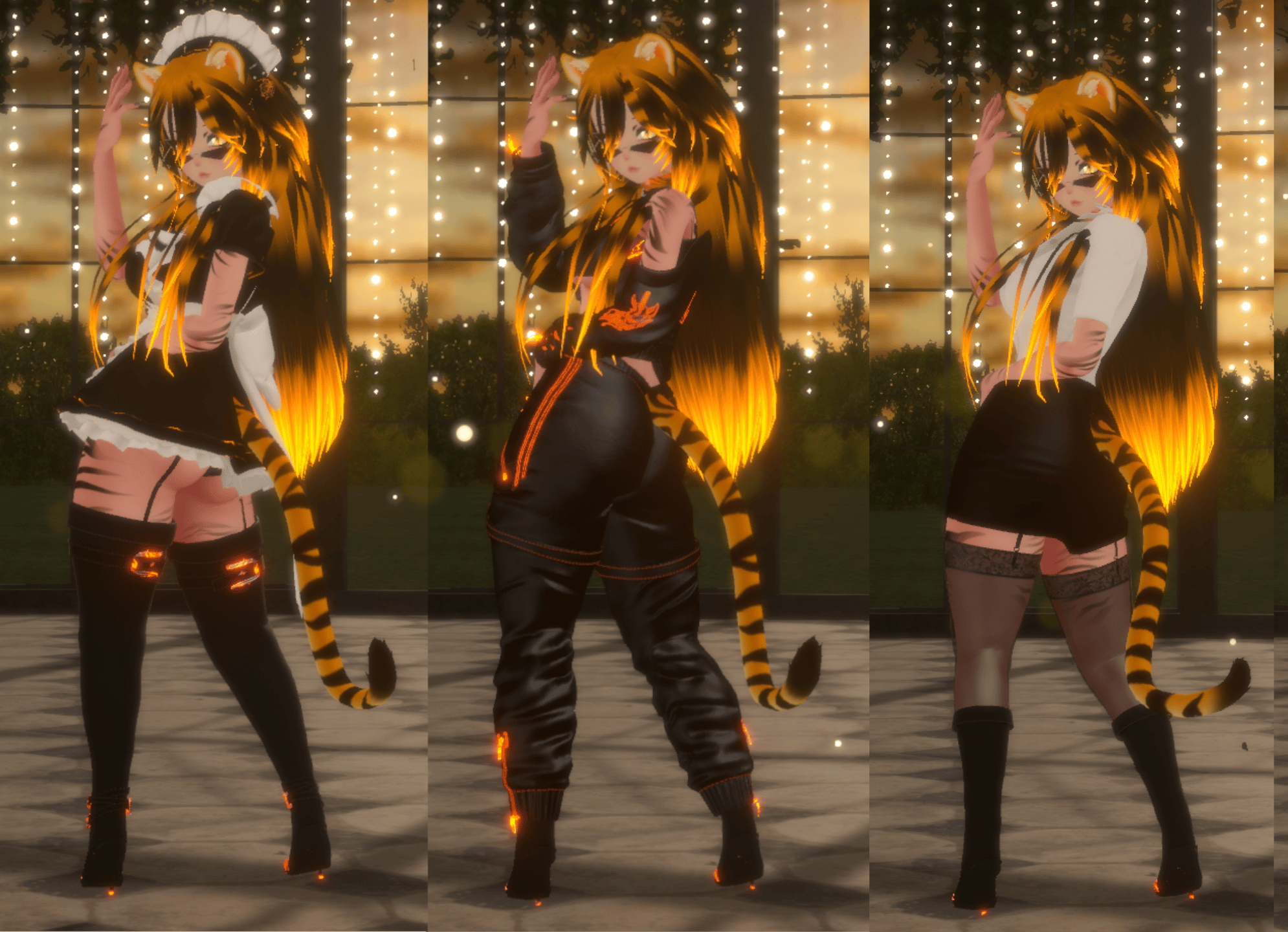 Mio Winston- VRChat 3.0 Avatar (PC) The Tiger Maid!