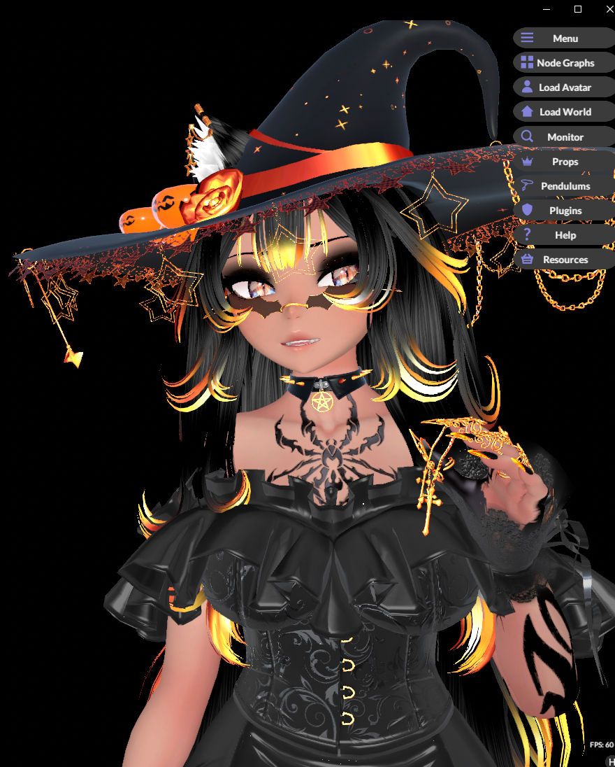 Sabrina - VRChat 3.0 Avatar (PC) Halloween Wolf Witch!