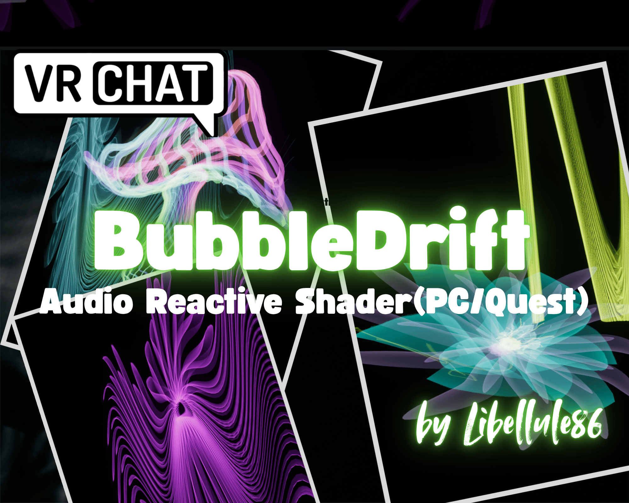 ๐ซง BubbleDrift โ Soft Audio-Reactive Bubble Shader