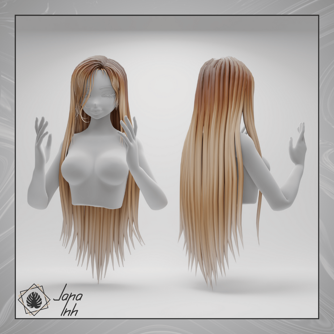 Loose long hair