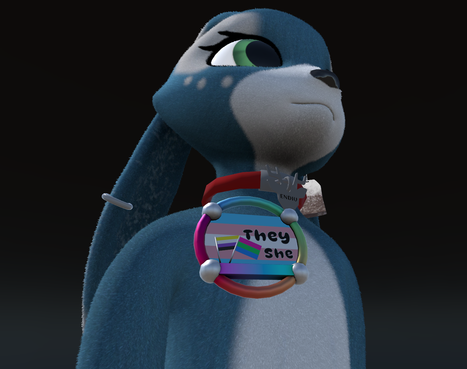🏳️🌈 LGBT+ Pride Pronouns Pin 🏳️🌈