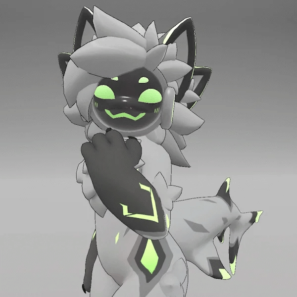 Chibigen - Kemono VRChat Protogen Furry Model/Avatar