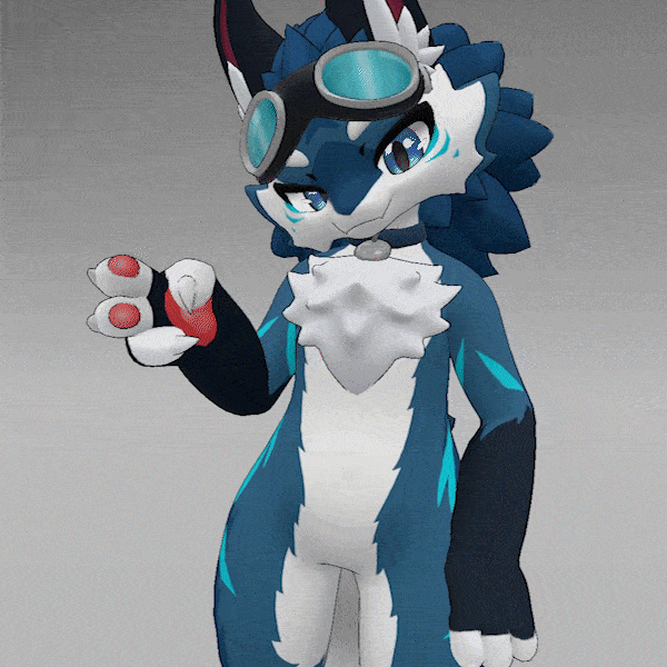 Chibi Mini Novabeast - Kemono VRChat Furry Avatar/Model