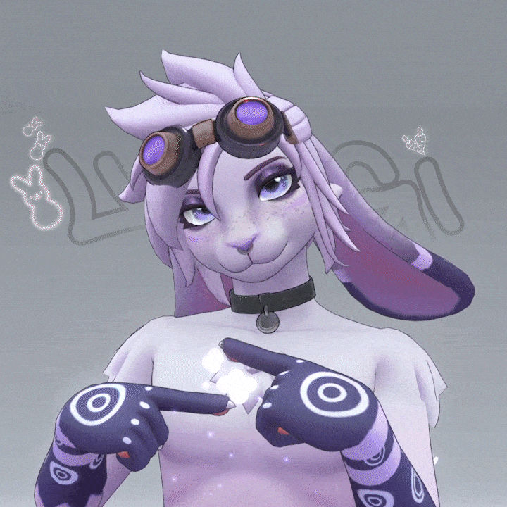 Usagi Bunny - VRChat Rabbit Furry Model/Avatar