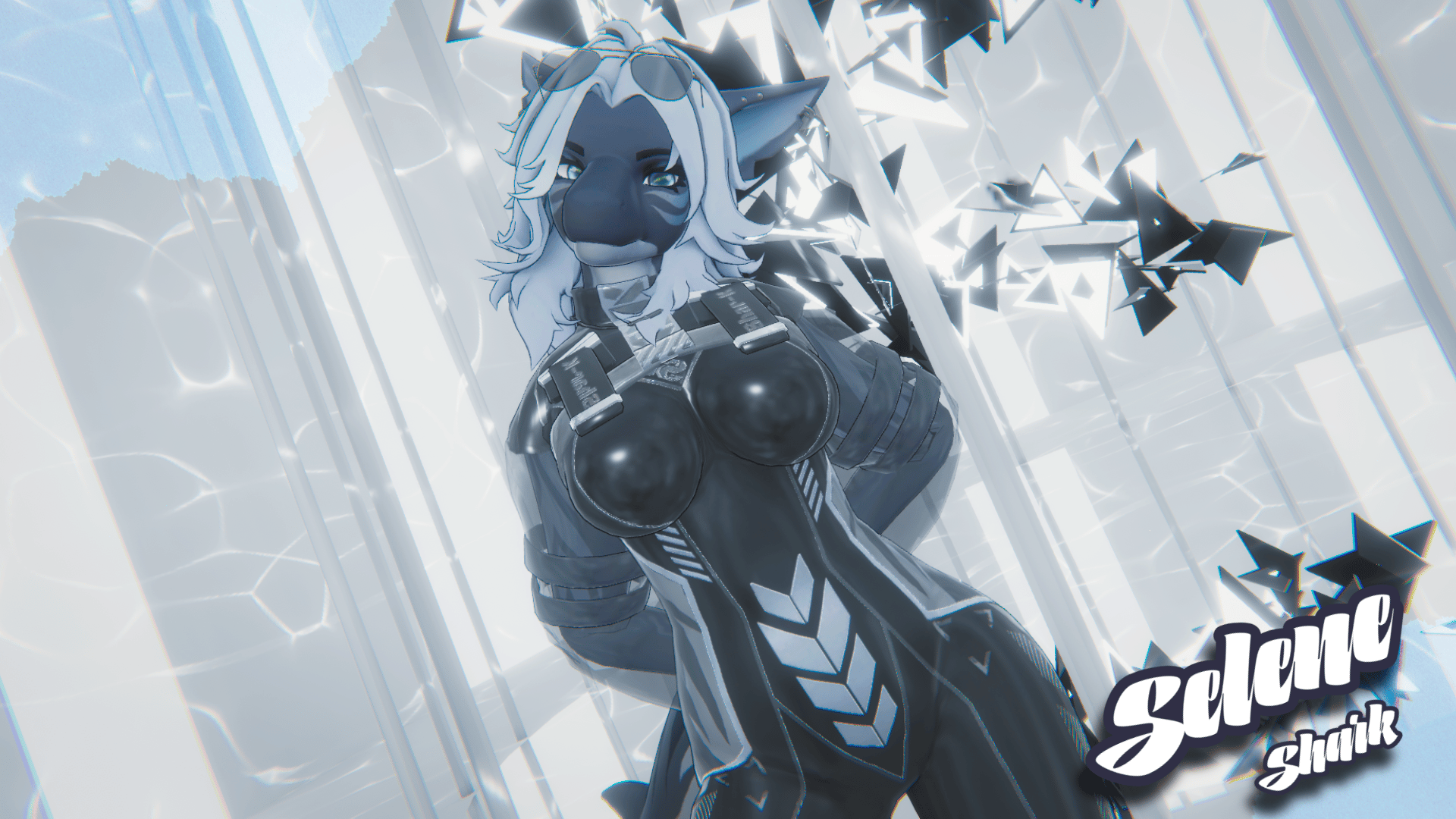 Selene Shark - VRChat Shark Furry Model/Avatar