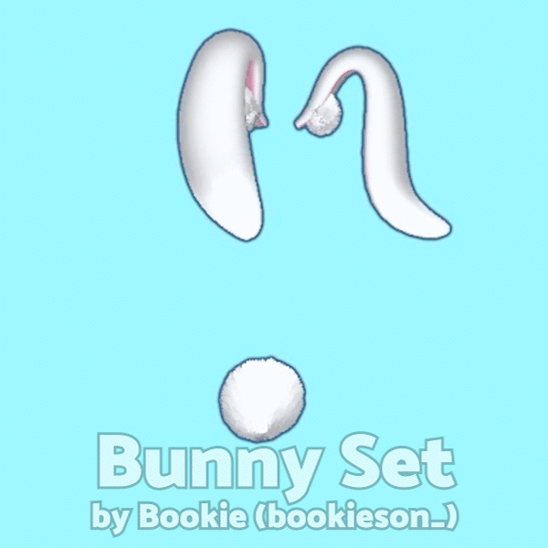 Bunny Set (ears & tail)