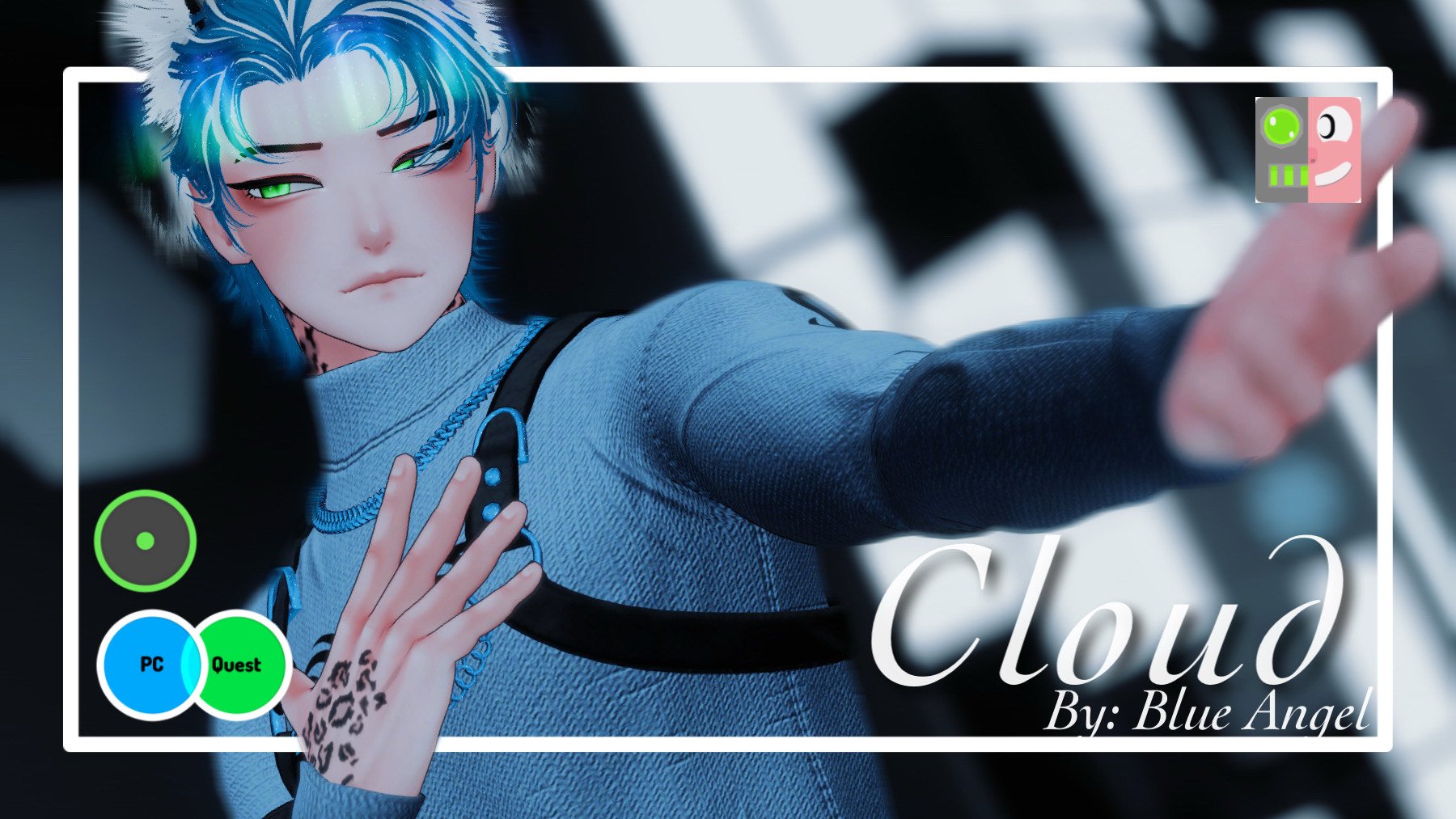 Cloud the Winter Snow Leopard (w/Opti) | PC & Quest & FT