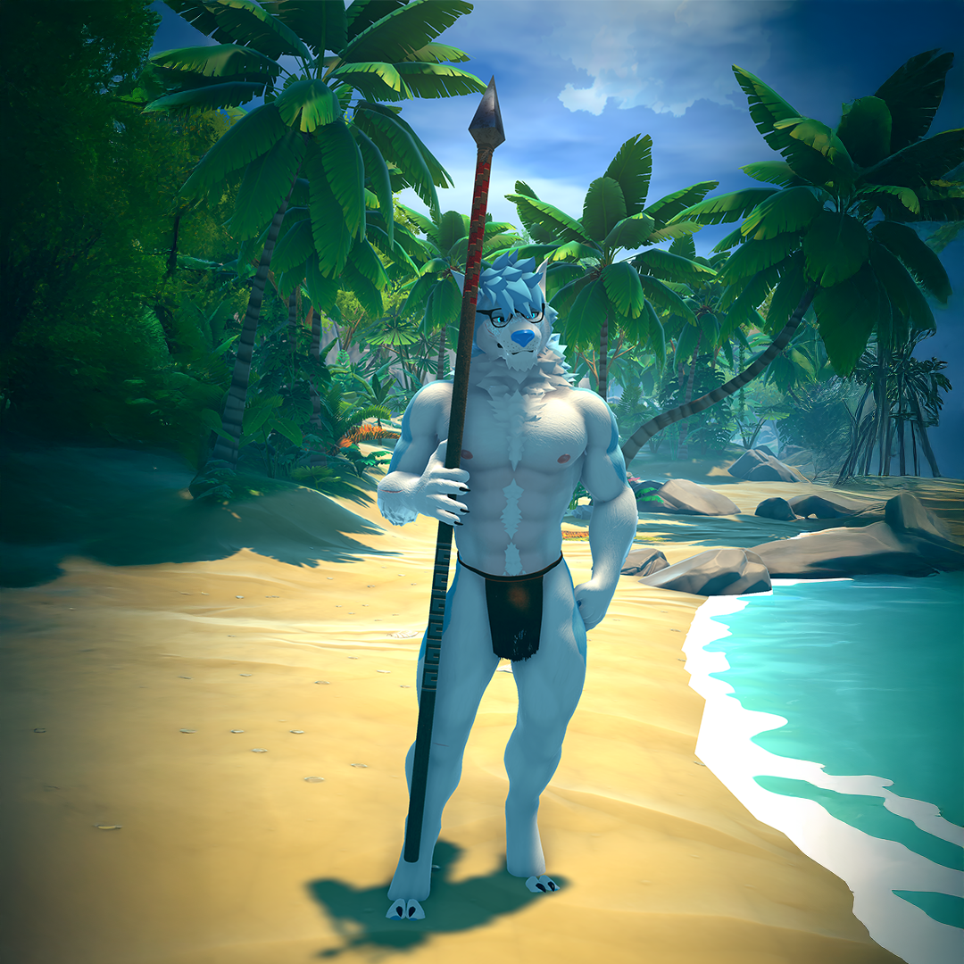 🐺⚔️ Accesorios Exclusivos Wolfman – Taparrabo + Lanza con Setup VRCFury (VRChat PC)