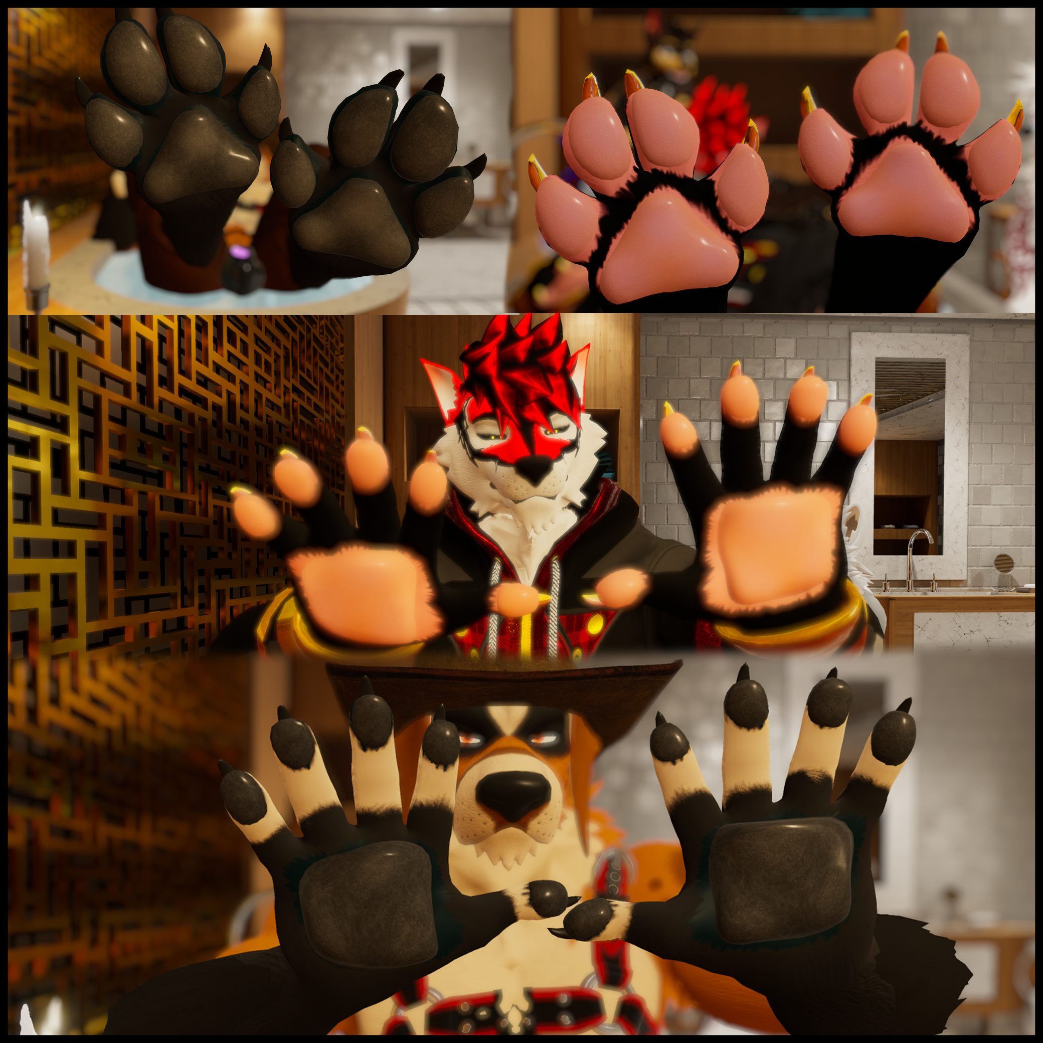 Wolfman Interactive Beans (VRChat)