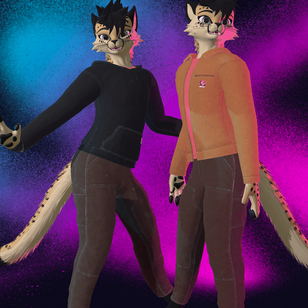 Workwear Outfit for KitFox, KitCat, KitDerg, & KitDeer