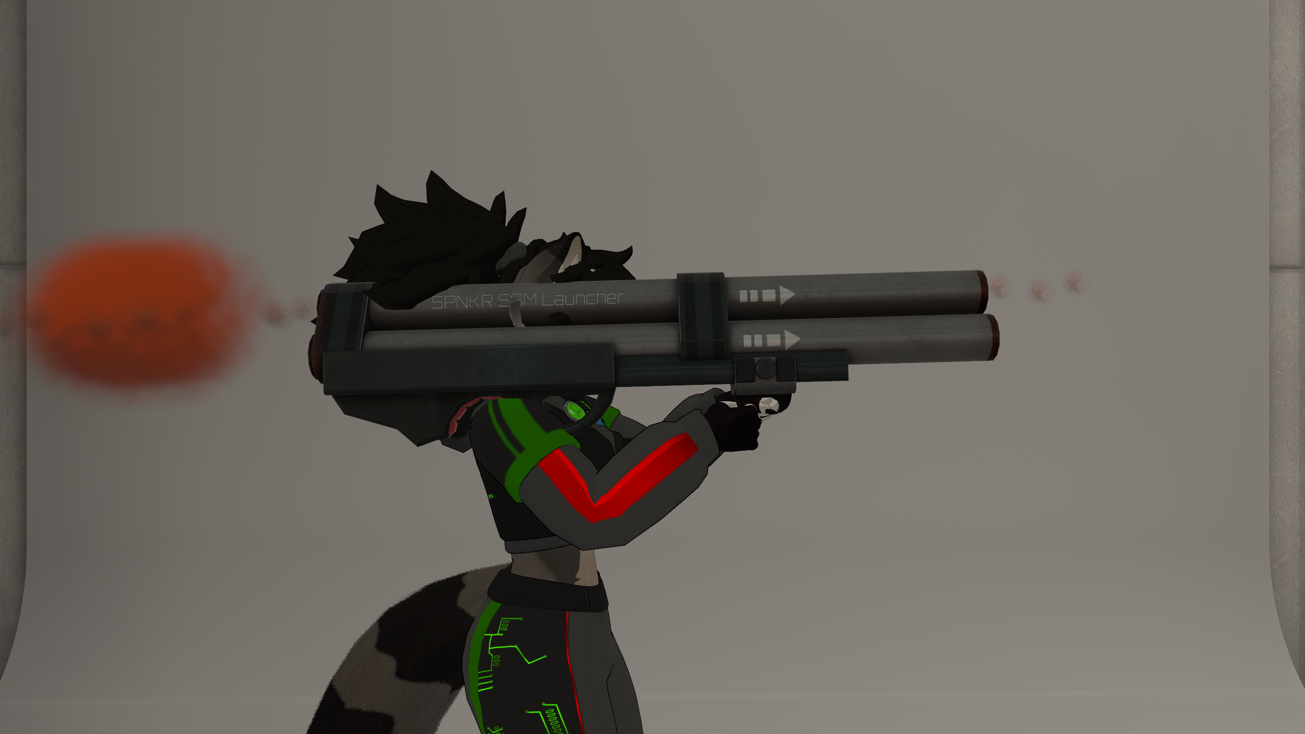 SPNKR SSM (Surface-to-Surface Missile) Launcher (VRChat Asset)
