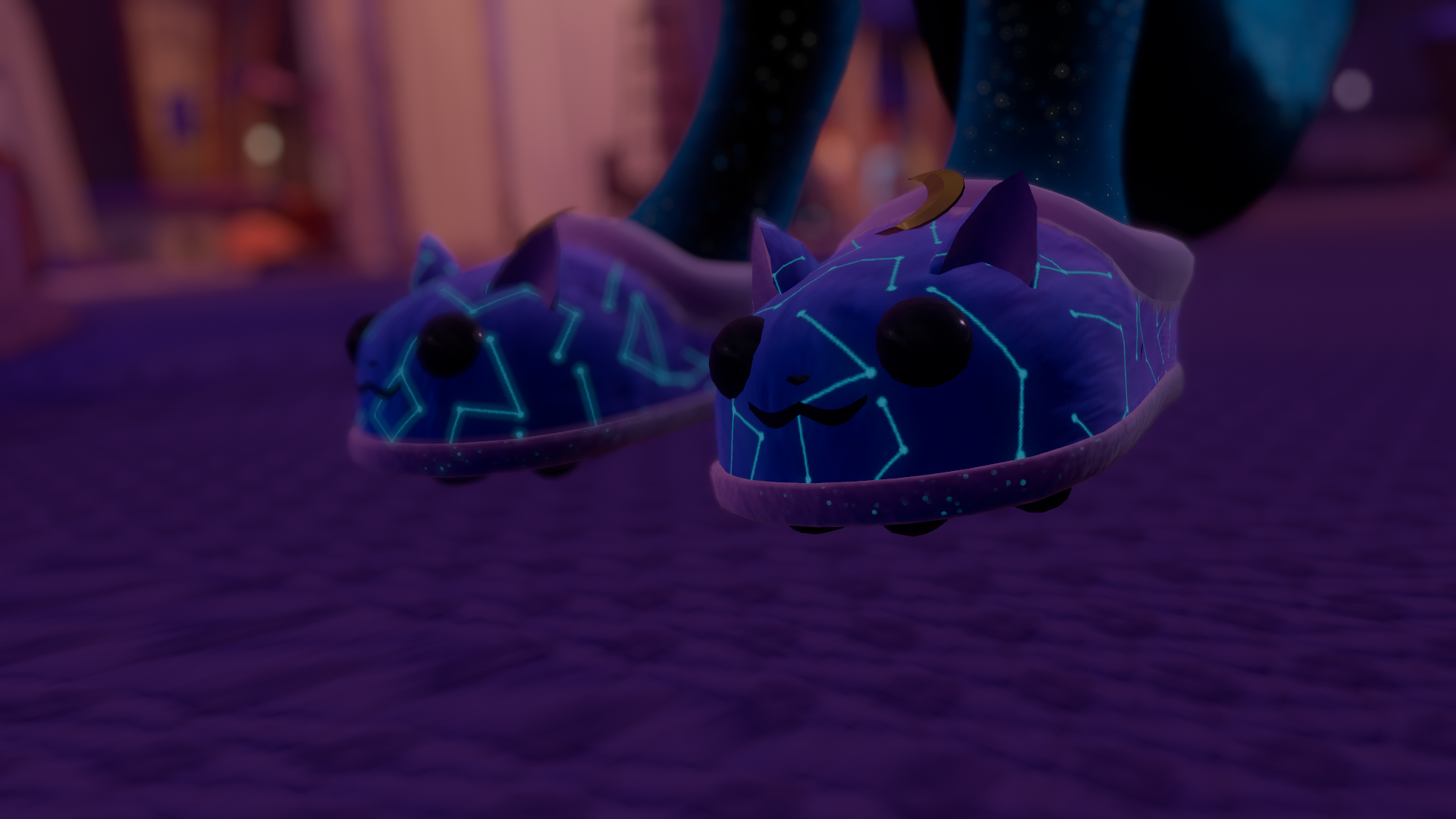 Nova cat slippers (quest glitter)
