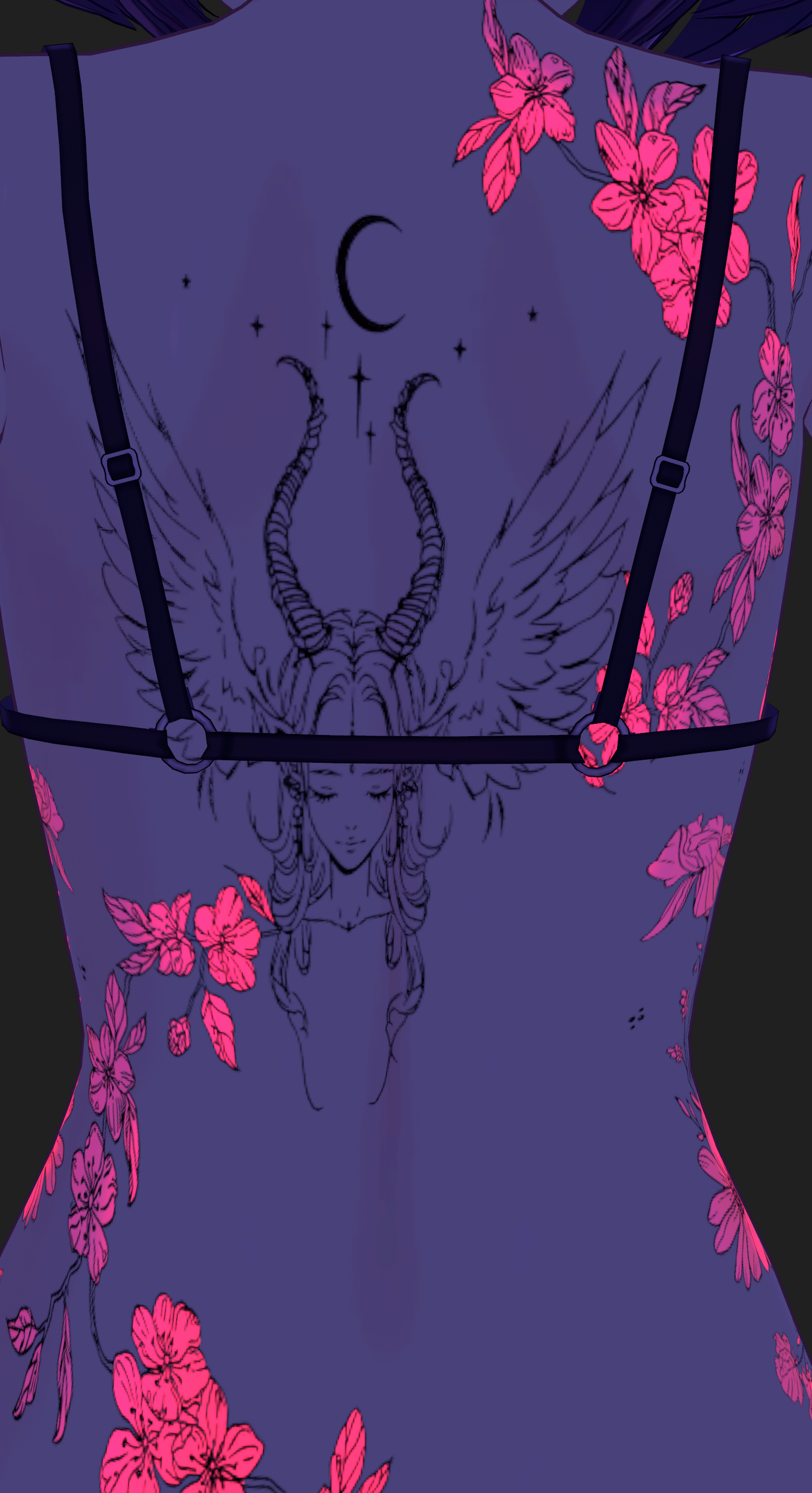 Moonlit Petal Rite ( 月下花儀 )/ tattoo ( タトゥー )