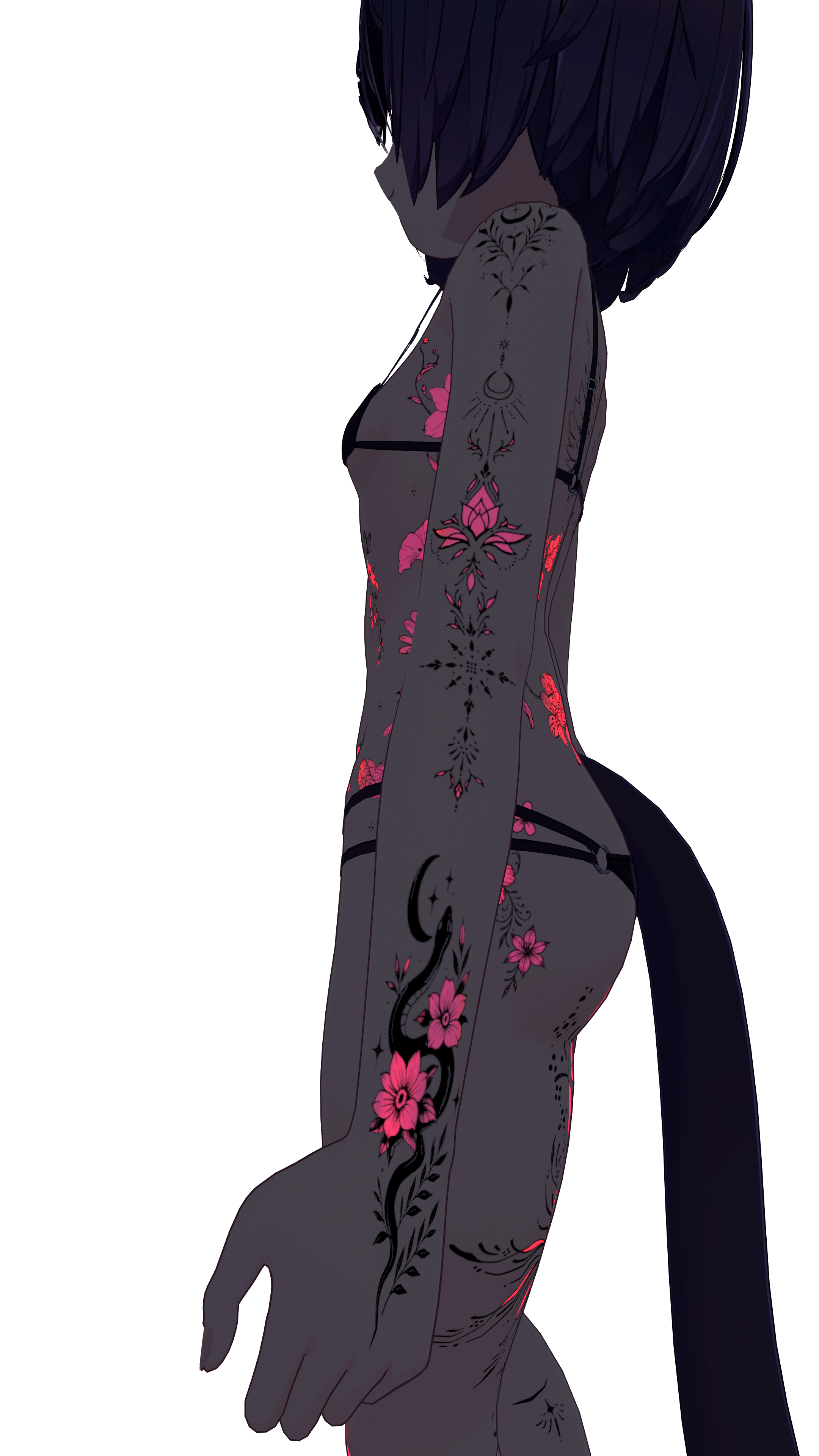 Moonlit Petal Rite ( 月下花儀 )/ tattoo ( タトゥー )