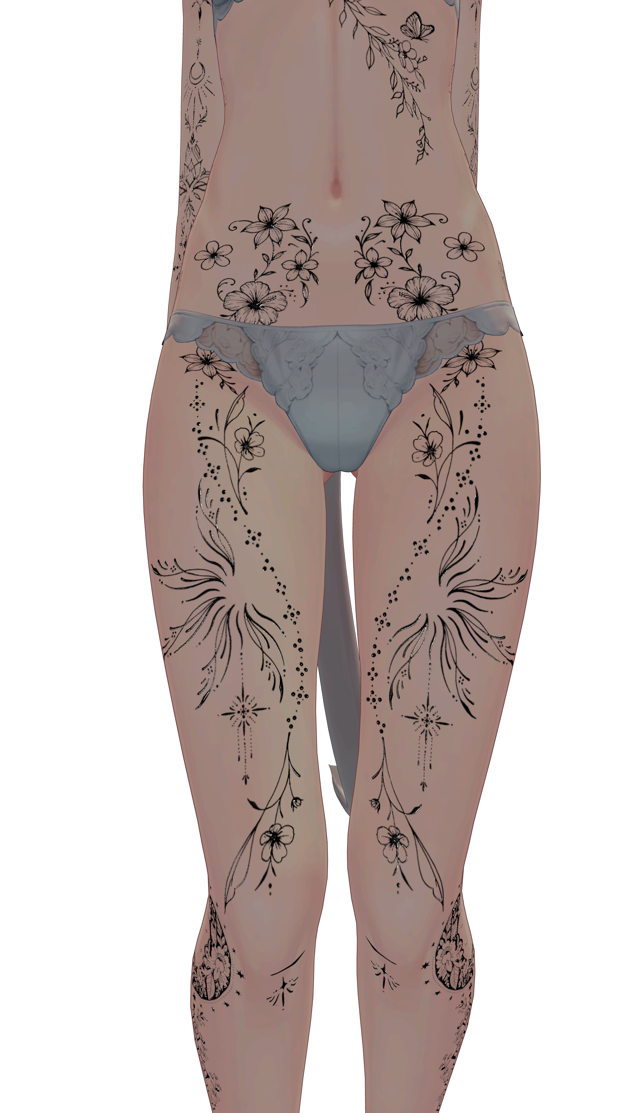 Moonlit Petal Rite ( 月下花儀 )/ tattoo ( タトゥー )