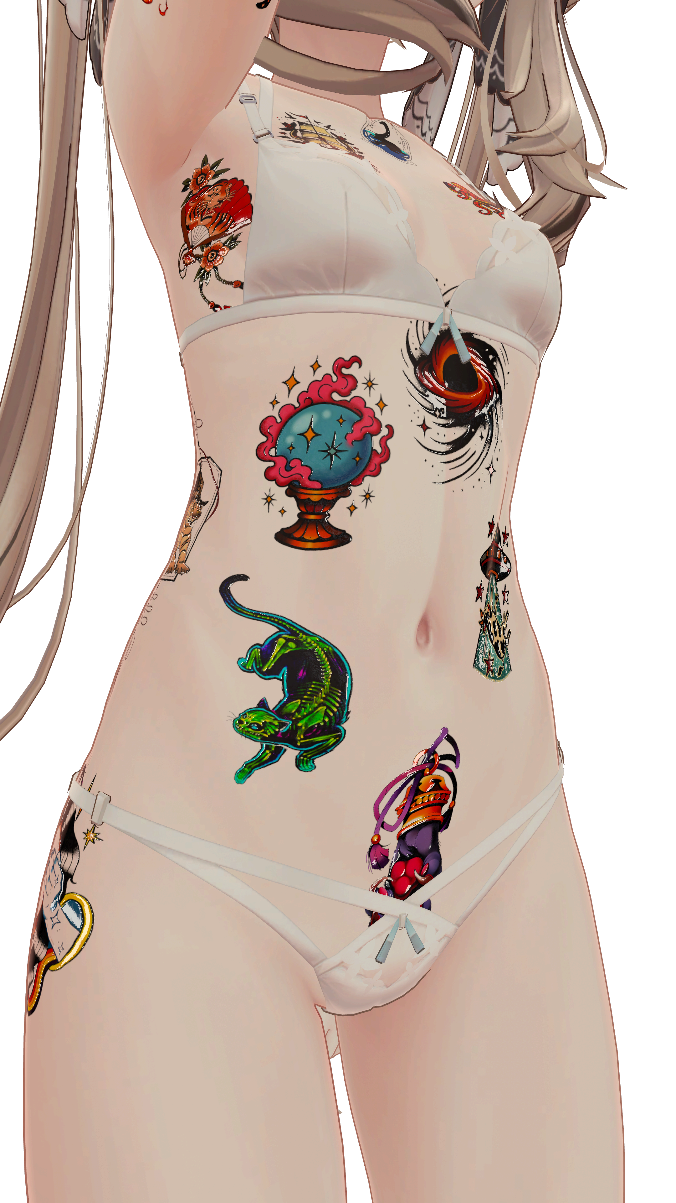 OldSchool Stickers Tattoo I ( オールドスクール・ステッカー・タトゥー I )/ tattoo ( タトゥー )