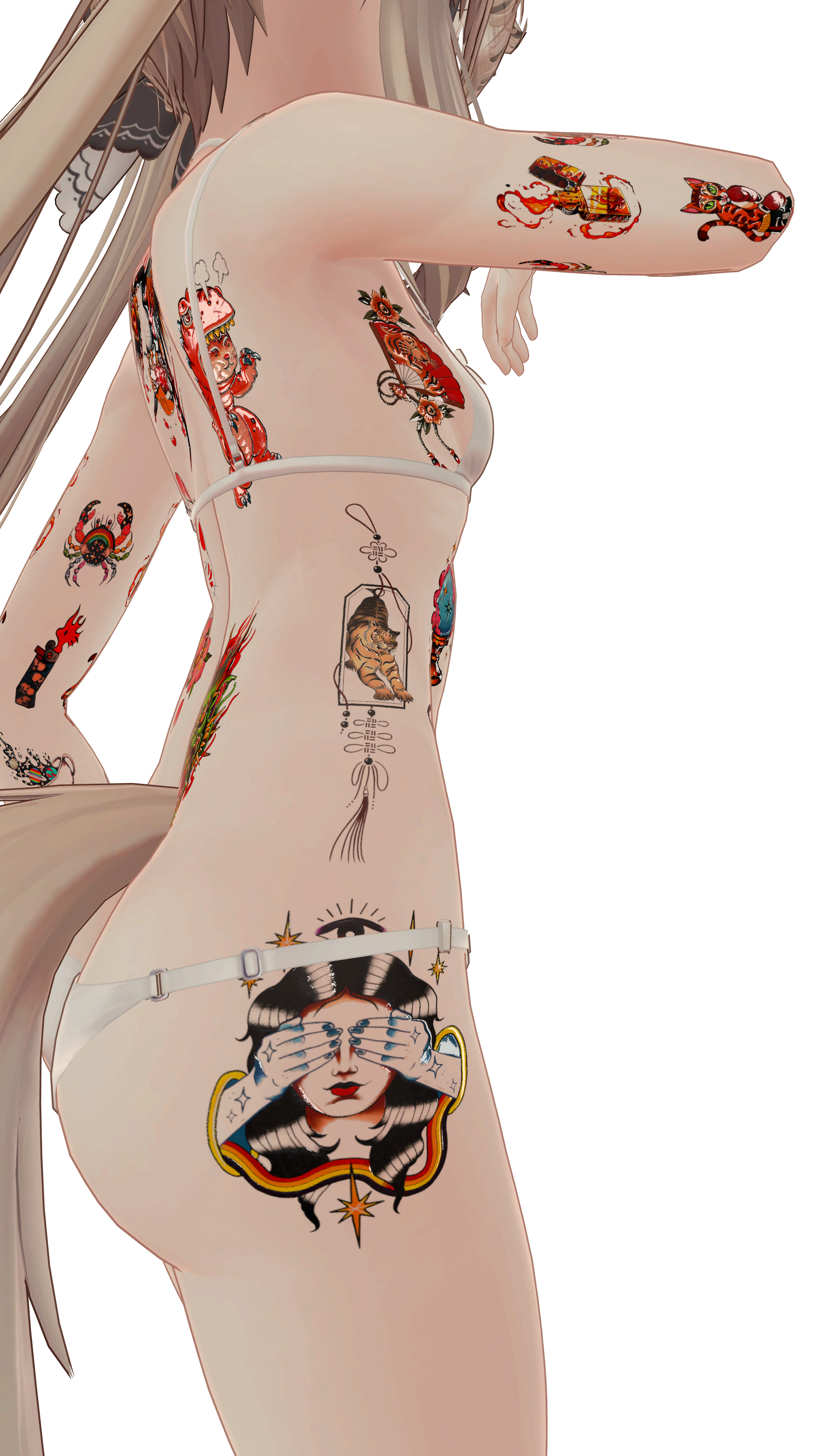 OldSchool Stickers Tattoo I ( オールドスクール・ステッカー・タトゥー I )/ tattoo ( タトゥー )