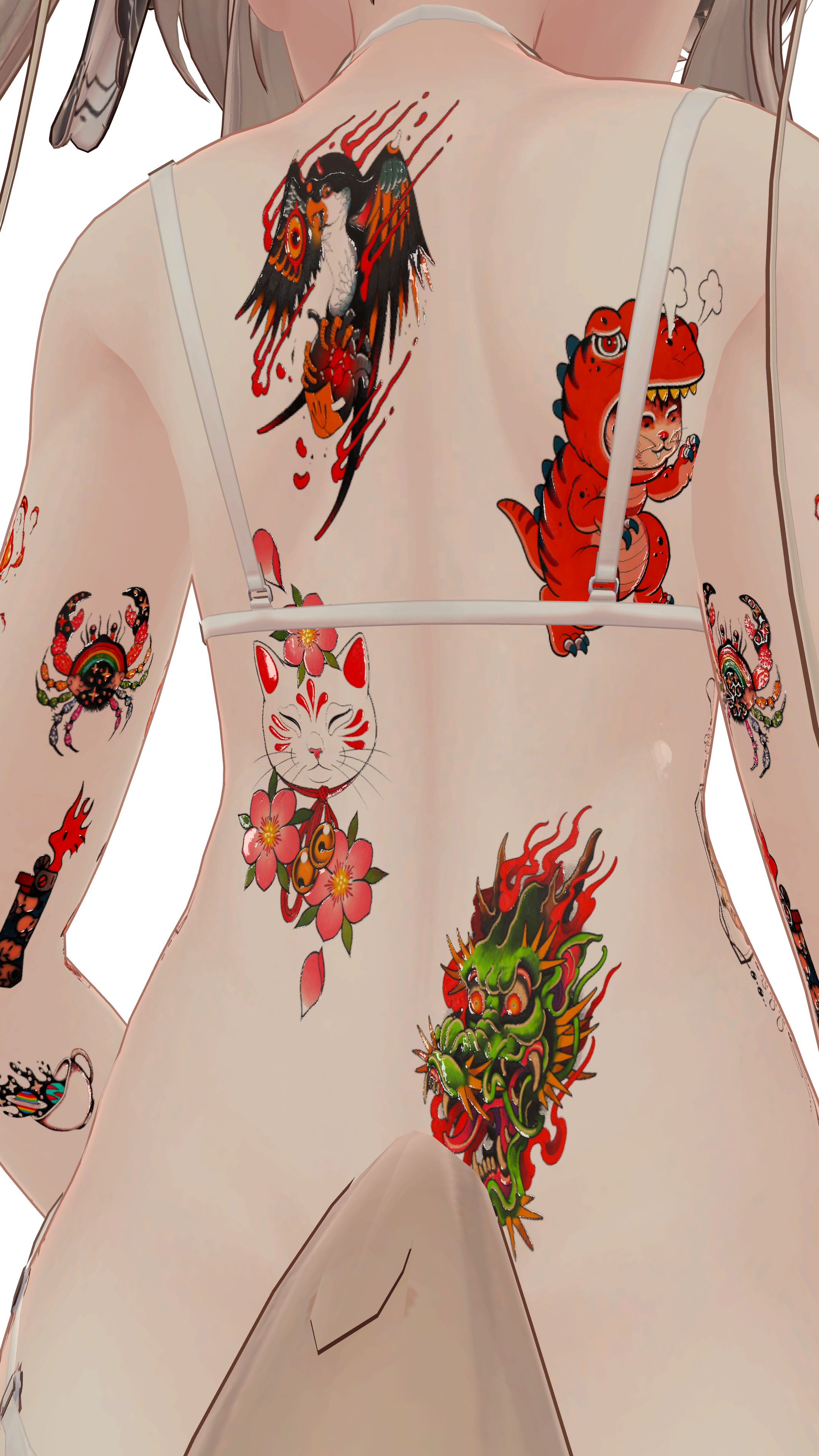 OldSchool Stickers Tattoo I ( オールドスクール・ステッカー・タトゥー I )/ tattoo ( タトゥー )
