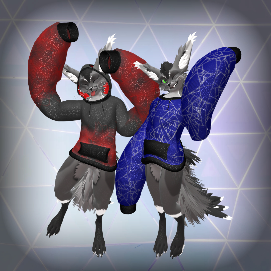 {VRCFury} Big/Oversized Hoodie for Rex REVAMPED