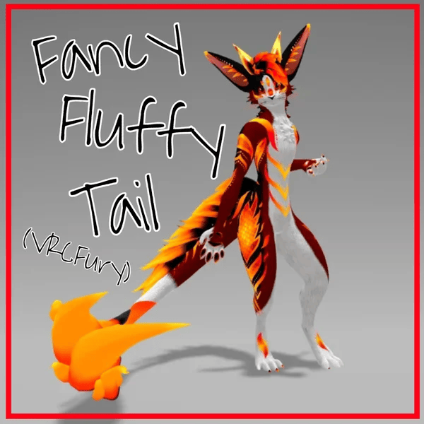 Fancy Fluffy Tail For Vrchat (VRCFury)