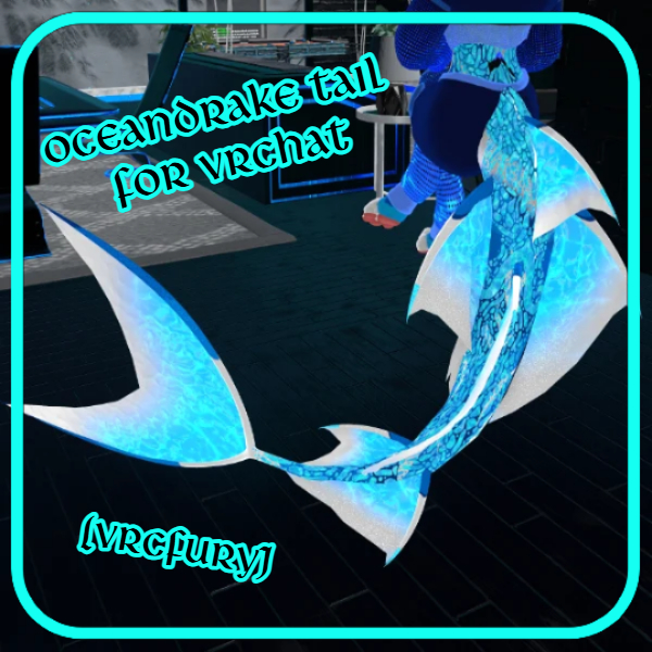 (VRCFURY) OceanDrake Tail For Vrchat