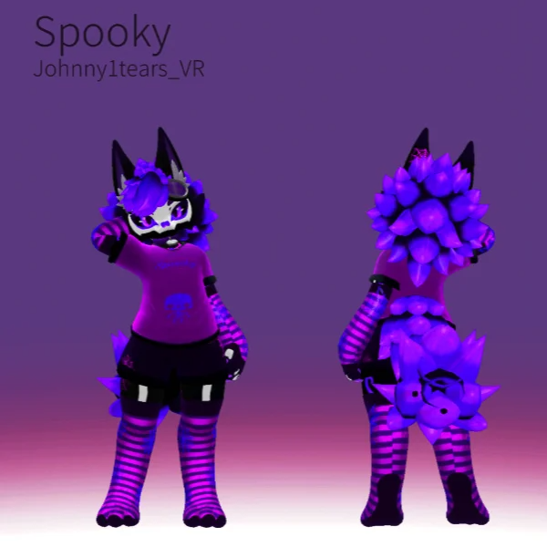 Spooky (Purple) Chibi Novabeast Texture
