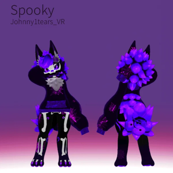 Spooky (Purple) Chibi Novabeast Texture
