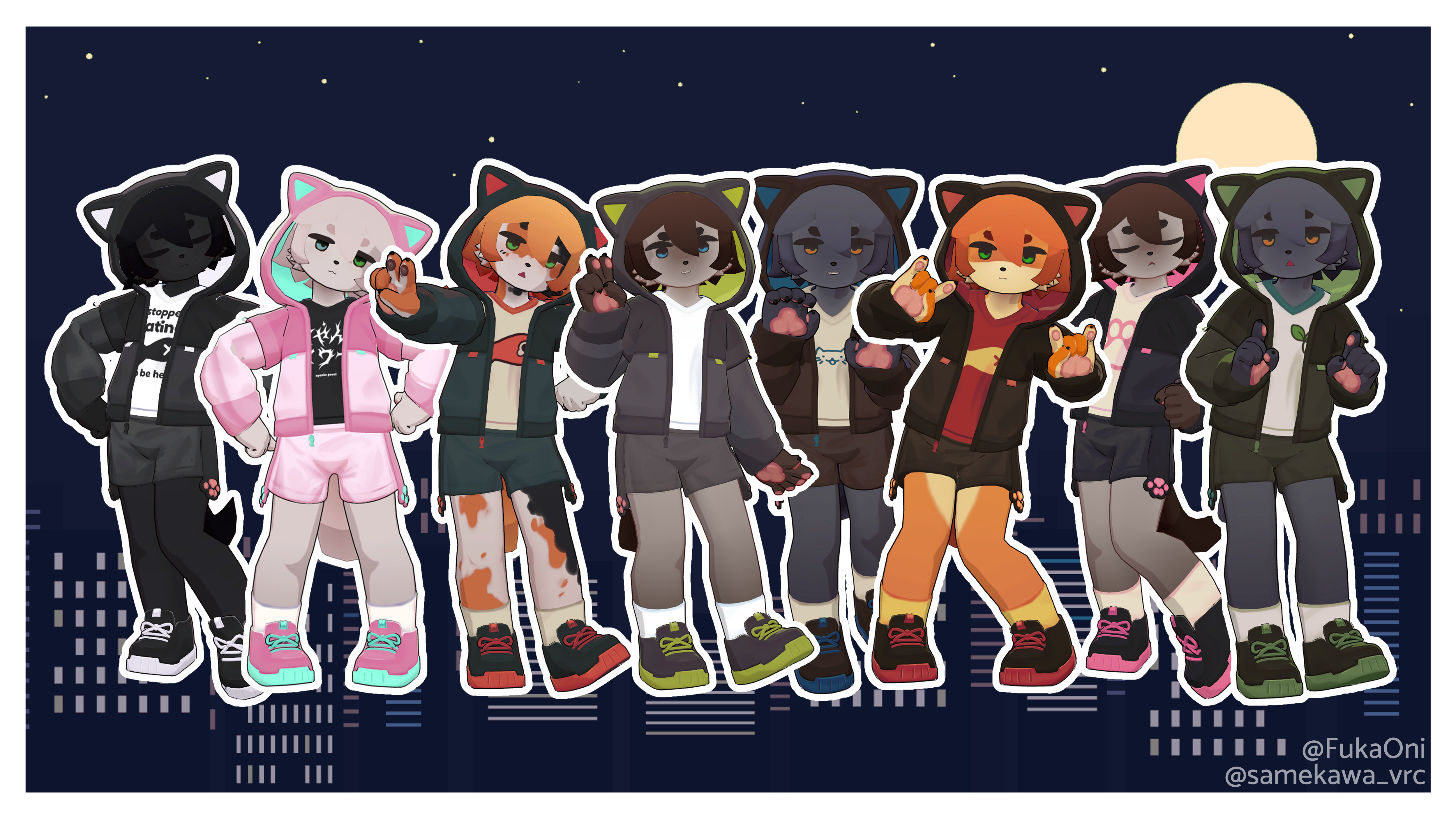 Miau V2 + Straywear - Feline VRChat Avatar