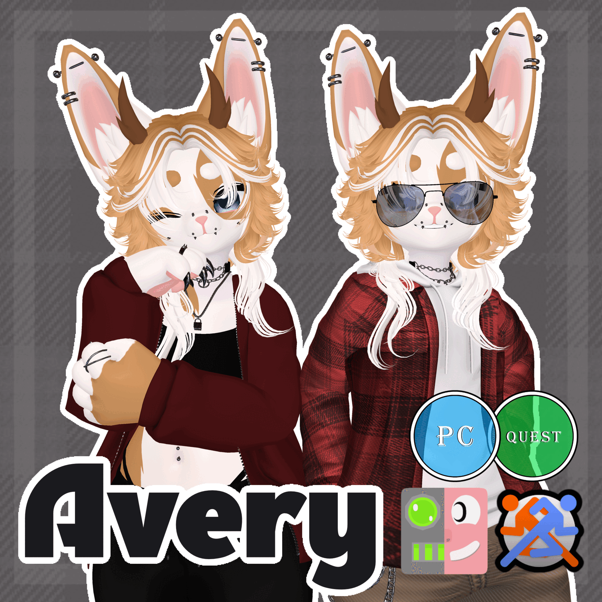 Avery | PC + Quest | VRCFT | Deira neo