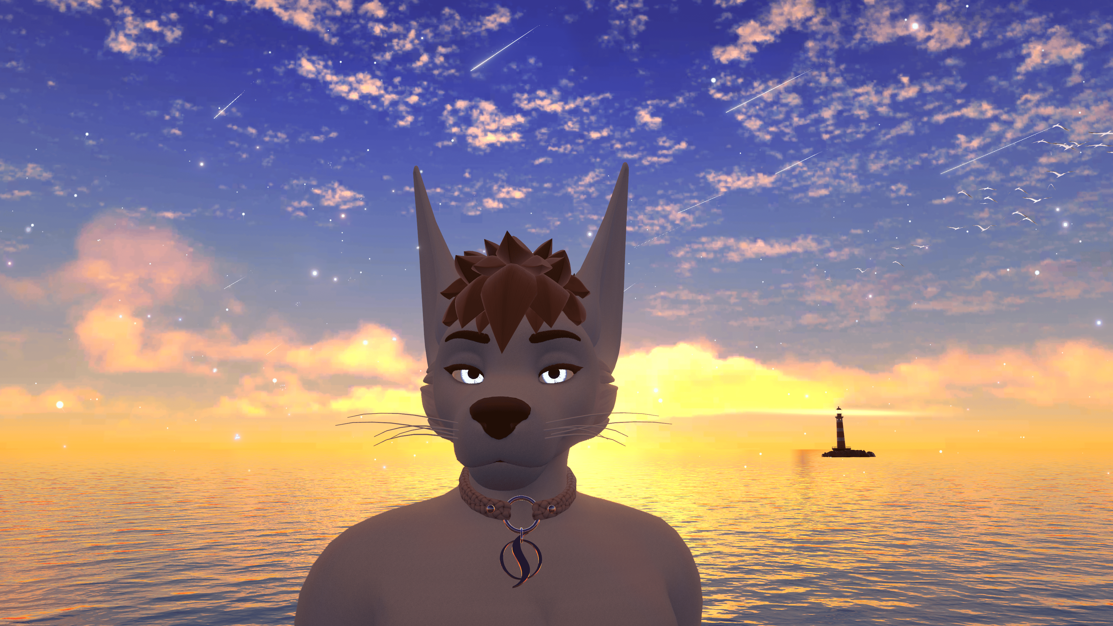VRChat | Brushed Hair (Fits Any Avatar!)