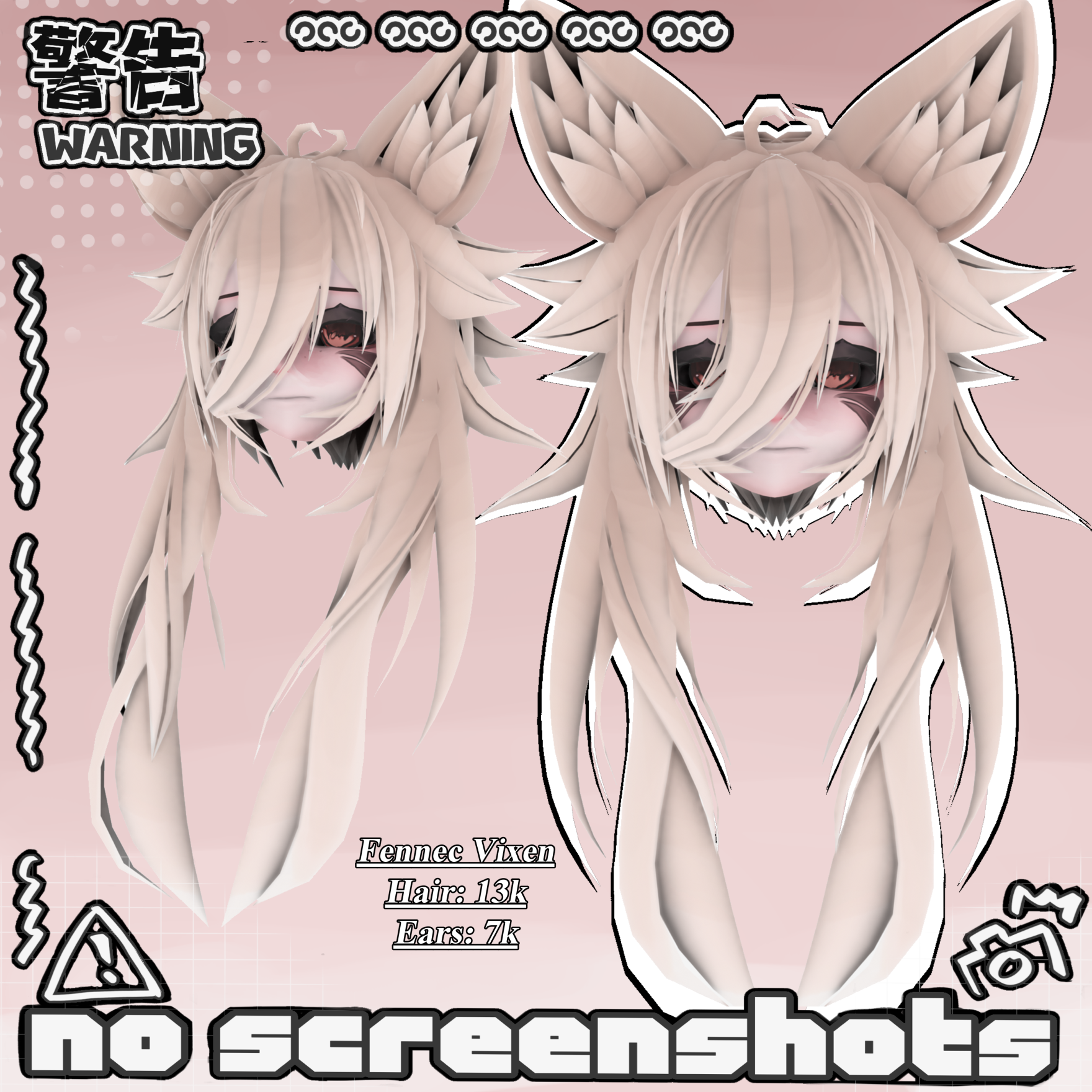 Fennec Vixen hair