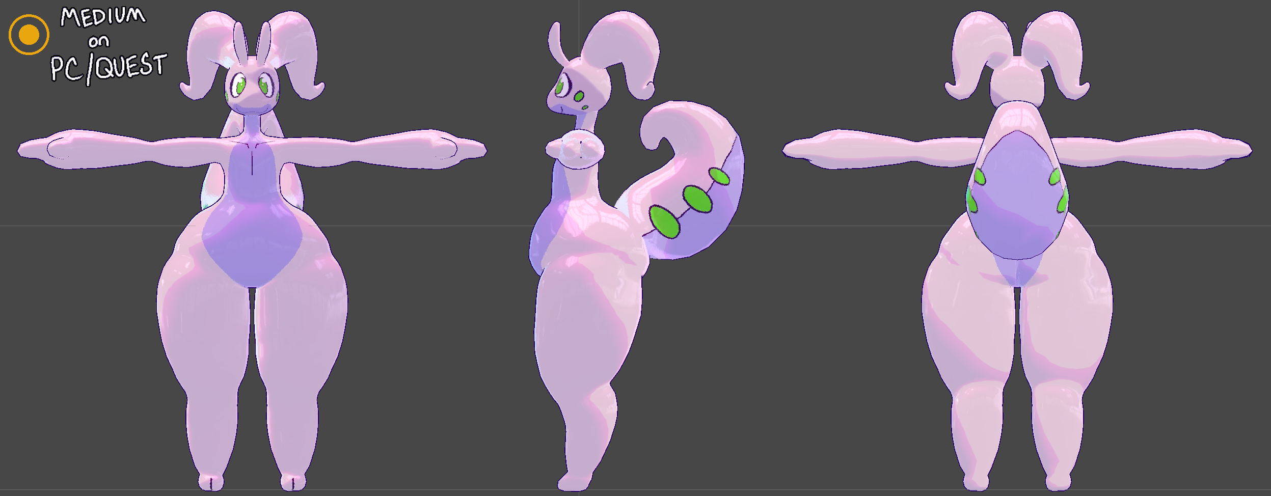 Goo Dragon, Furry Avatar for VRChat
