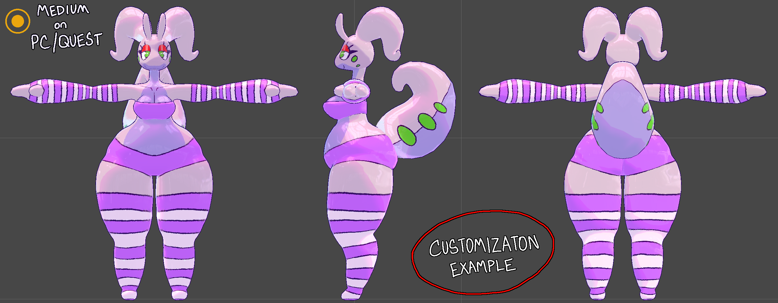 Goo Dragon, Furry Avatar for VRChat