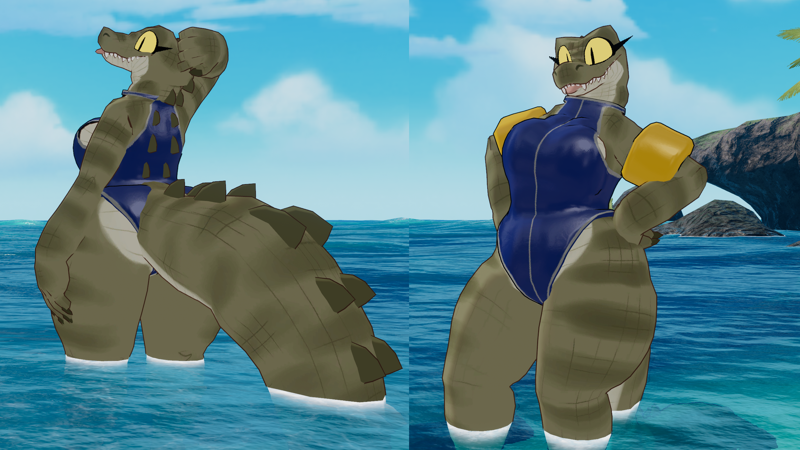 Gooby Gator, Furry avatar for VRC