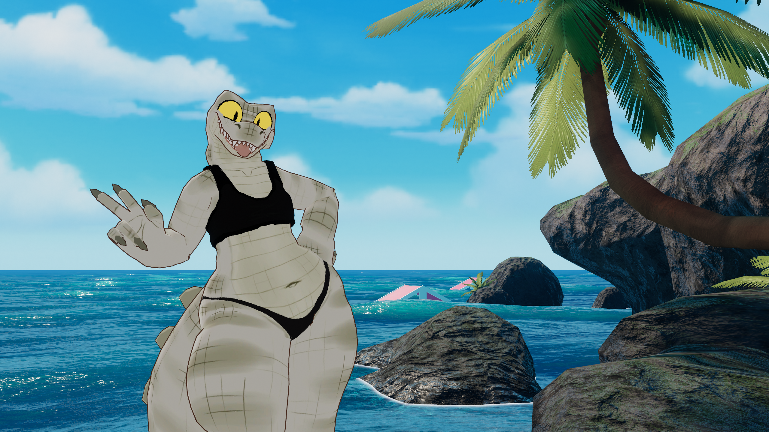 Gooby Gator, Furry avatar for VRC