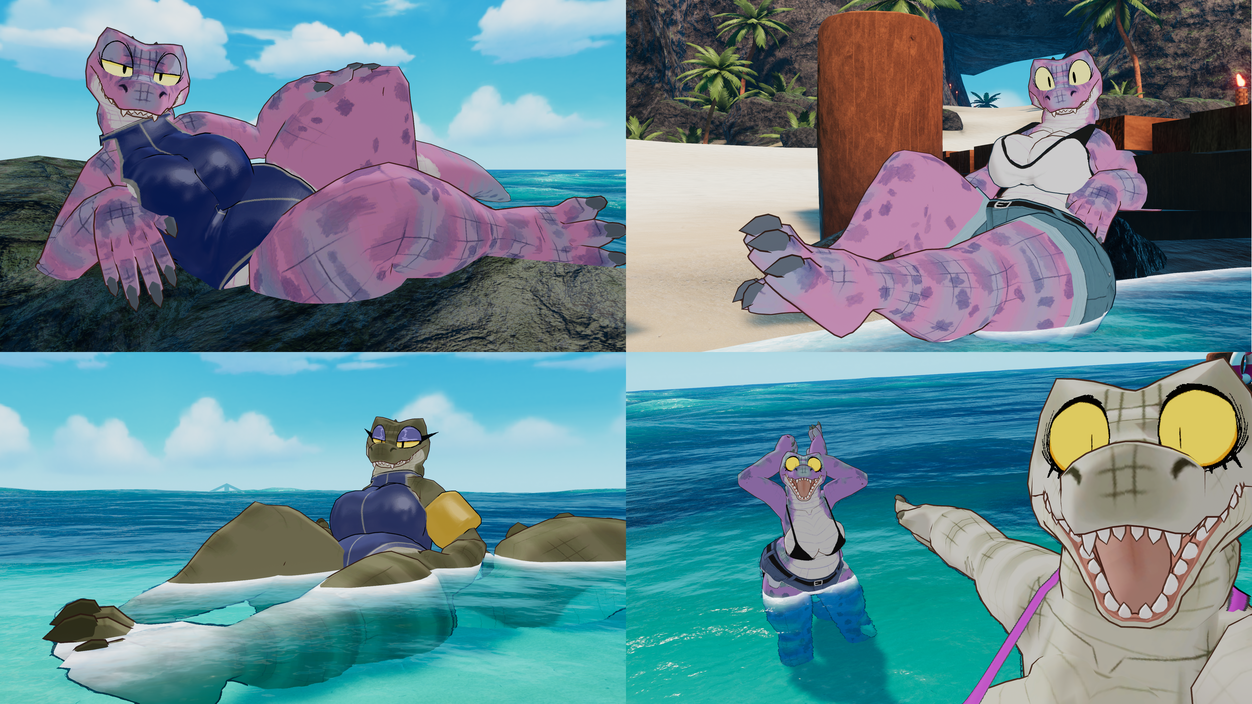 Gooby Gator, Furry avatar for VRC