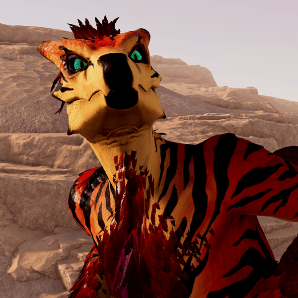 Feathered Raptor - VRChat Raptor Avatar