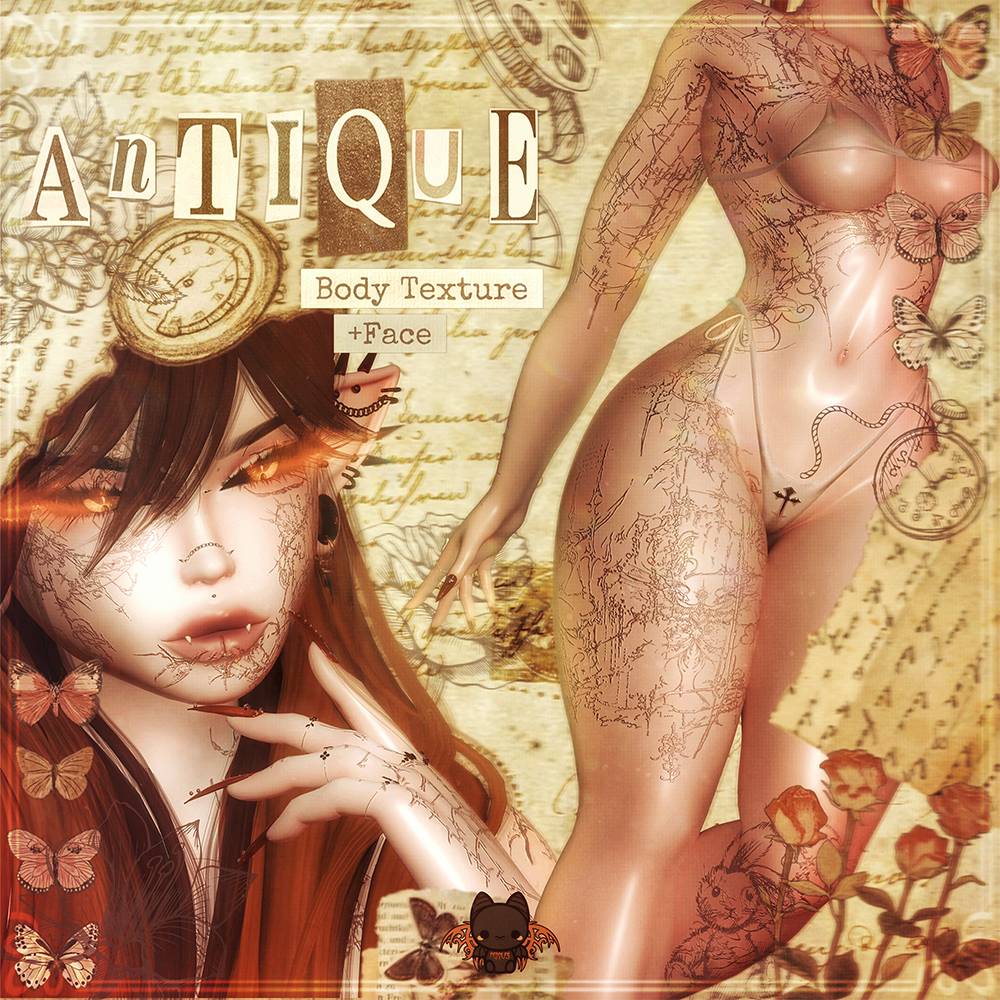 ANTIQUE FEMALE BODY & HEAD TEXTURE 