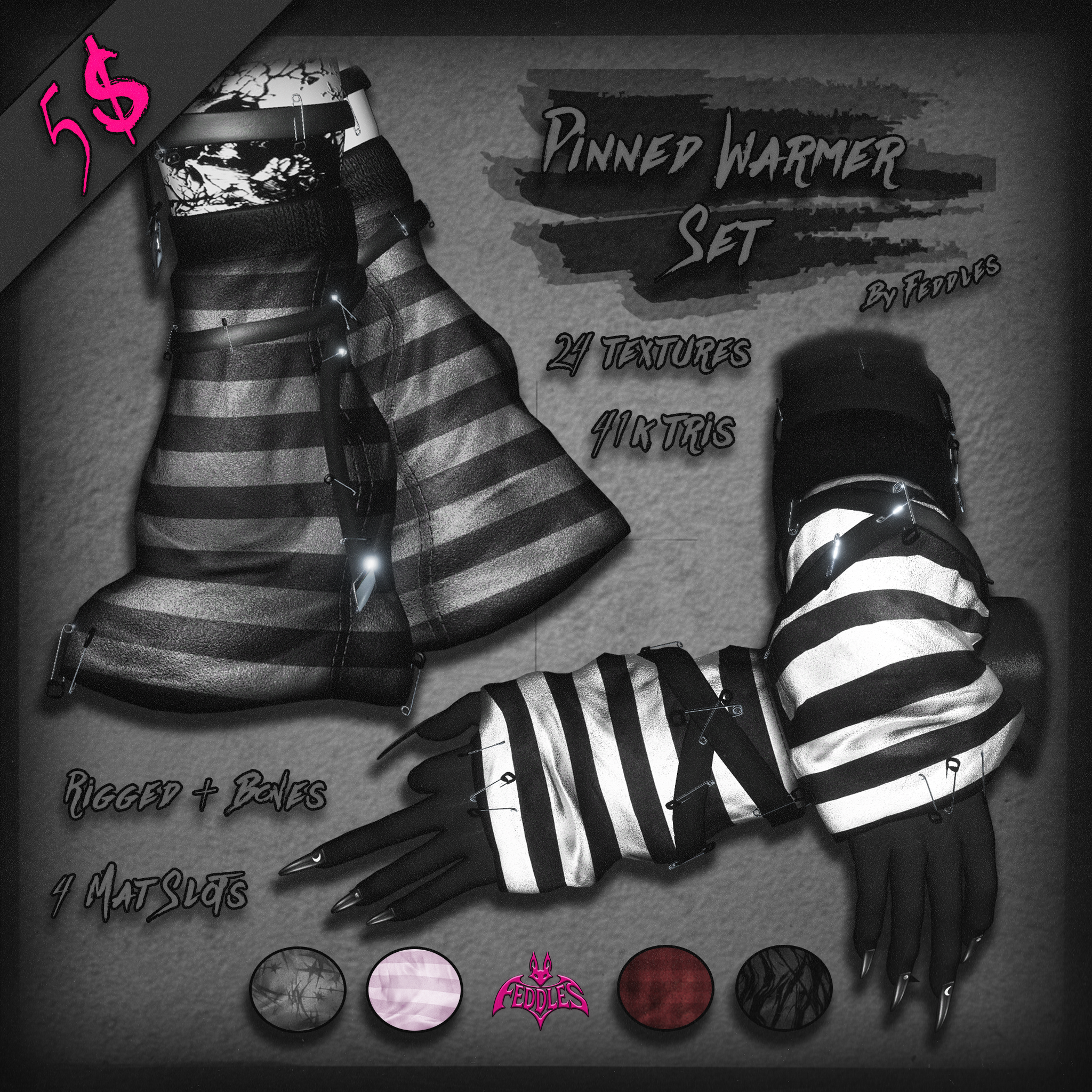 PINNED WARMERS SET