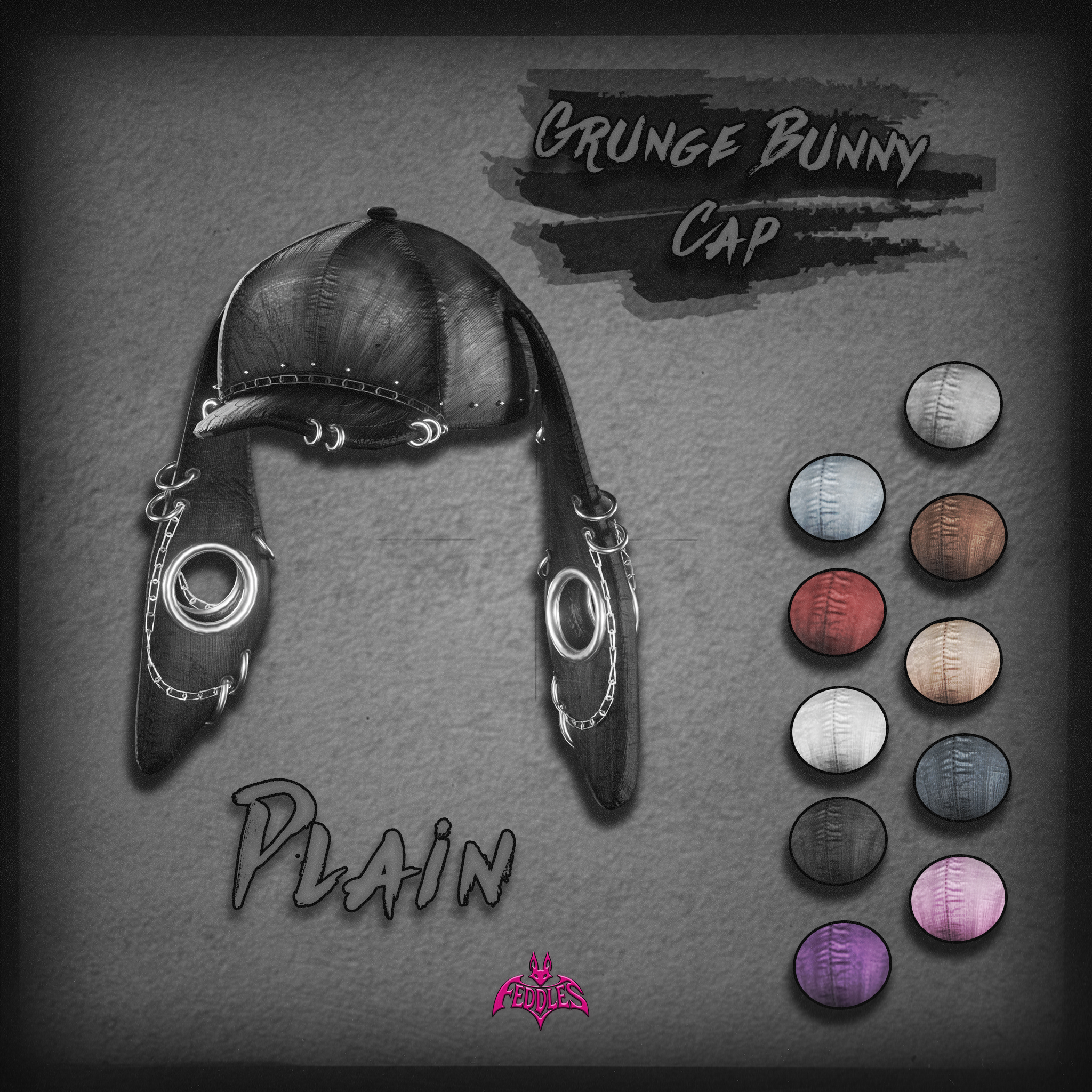 GRUNGE BUNNY CAP